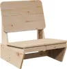 vidaXL Gartenstühle 2 Stk. 60x64x70,5 cm Massivholz Kiefer Produktbild-Vorschau 3