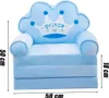 Faltbares Kindersofa, Plš¹schweich, niedliches Produktbild-Vorschau 5