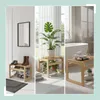 Tabouret de salle de bain en bambou - Solution d'assise et Voir les images du produit 5