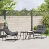 A patio set with two chairs and a small table is shown in a backyard setting. Produktbild-Vorschau