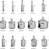 15-teiliges Fliesenbohrer-Set, Diamantbohrer-Set für Glas, Produktbild-Vorschau 2