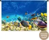 MuchoWow® Wandteppich Wandbehang Meer - Fische - Korallen - Produktbild-Vorschau 1