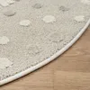 Teppich Kinderzimmer Babyzimmer Löwe Beige Rund Produktbild-Vorschau 3