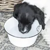 Futternapf Hundefutterschale Fressnapf 1,2l weiß Emaille D. Produktbild-Vorschau 2