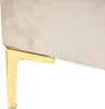 BELIANI Łóżko beżowe welurowe 120 x 200 cm metalowe nóżki z Podgląd zdjęcia produktu 9
