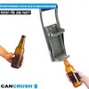 CANCRUSH Zgniatarka do puszek z otwieraczem do dużych Podgląd zdjęcia produktu 5