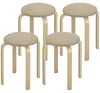 HOMCOM 4er Set Esszimmerhocker Stapelhocker Hocker mit Produktbild-Vorschau 1