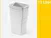 Hailo Seau intérieur paire 1107229 gris clair 2x 13 litres Voir les images du produit 2