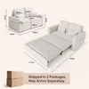 Bealife Sofa mit Schlaffunktion 147x82 cm - Ausziehbett - Produktbild-Vorschau 7