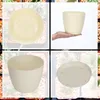 Plastový květináč s podstavcem krémové barvy 14,7x13,6 cm Náhled obrázku produktu 6