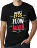 Herren Grafik T-Shirt Weniger Sorgen machen mehr fließen – Produktbild-Vorschau 1