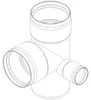 PoloPlast POLO KAL XS Doppelabzweig DN 110/110/50, 87,5 Podgląd zdjęcia produktu 9