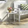 Beistelltisch Outdoor Gartentisch Balkontisch Runder Patio Produktbild-Vorschau 2