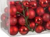 Sada 80 ozdôb: girlanda s ozdobami červená 180 cm Náhľad obrázku produktu 3