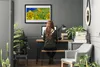 Bild 70x50 MDF-Rahmen Wandkunst Regenbogen Wiese Blumen Produktbild-Vorschau 3