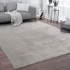 Waschbarer Teppich Wohnzimmer Kurzflor Einfarbiger Moderner Produktbild-Vorschau 1