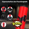 160 cm Boxsack mit Boxhandschuhen und Pumpe, Zum Üben von Produktbild-Vorschau 6