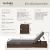 2 chaises longues en rotin avec structure en aluminium et Voir les images du produit 6