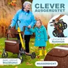KESSER® Rollator Aluminium faltbar, höhenverstellbar & bis Produktbild-Vorschau 3