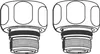 GROHE 47189000 Filtro antiriflusso con filtro - 2 pezzi - Anteprima dell’immagine prodotto 2