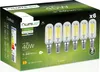 LUMILED LED žárovky E14 T25 Sada 6 žárovek do varné desky Náhled obrázku produktu 1