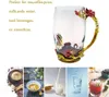 Teetasse aus Glas Rote Rose Glasklare Neuheit Glas Teetasse Produktbild-Vorschau 4