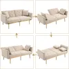 Sofa 2 Sitzer 162x80x78cm, Schlafsofa für Kleines Produktbild-Vorschau 2