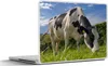 MuchoWow® Laptop Aufkleber Sticker Cover Kuh - Wald - Gras Produktbild-Vorschau 1