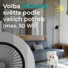 A collage image showing parts of a modern living room and a close-up of what appears to be a fan or air purifier. Náhled obrázku produktu