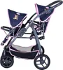 Zwillingspuppenwagen Milo - "Navy pink bear" Produktbild-Vorschau 5