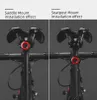 Rockbros Q3 Feu arrière pour vélo avec système d'arrêt Voir les images du produit 7