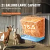 SucceBuy Mangiatoia per capre da 21 galloni, mangiatoia per Anteprima dell’immagine prodotto 3