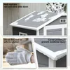 Outsunny Gerätehaus mit Pultdach 183 x 134 cm Gartenhaus Produktbild-Vorschau 10