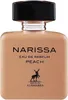 A close-up studio shot of a bottle of Maison Alhambra Narissa Eau de Parfum Peach. Produktbild-Vorschau