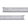 Coupe-courant d'air avec slogan 95cm x Ø12cm Gris (vent) Voir les images du produit 2