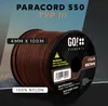 GO!elements 100m Paracord Seil aus reißfester Nylonschnur - Produktbild-Vorschau 2