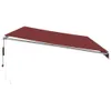 The Living Store Markise Automatisch mit LED Weinrot Produktbild-Vorschau 6