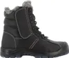 A black winter boot with gray fur lining. Produktbild-Vorschau