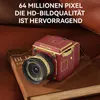 Retro Digitalkamera 54MP 4K rot – Kompakt, Autofokus, Produktbild-Vorschau 7