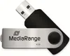 MediaRange USB-Stick 4GB Flash disk silber swivel swing Náhled obrázku produktu 3