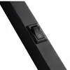 Wandleuchte Schwarz Weiß Wandlampe mit Schalter 60 cm hoch Produktbild-Vorschau 7