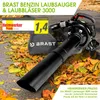 BRAST Laubsauger Laubbläser Benzin 1,0kW(1,36PS)   55L Produktbild-Vorschau 8