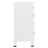 vidaXL Commode industrielle avec tiroirs blanc 78x40x93 cm Voir les images du produit 5