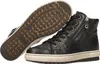 A pair of black Gabor high-top sneakers, one shoe shown from the side and the other from underneath. Produktbild-Vorschau