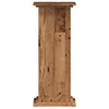 vidaXL Pflanzenständer Altholz-Optik 33x33x80 cm Produktbild-Vorschau 3
