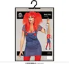 Halloween Doll Scary Dress Horror Costume Red Blue Pumpkin Anteprima dell’immagine prodotto 7