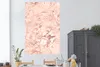 MuchoWow® Poster Marmor - Adern - Rosa 120x180 cm - Produktbild-Vorschau 2