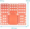 Intirilife Faltbrett Kleiderfalthilfe in Pink - 67.5 x 58 Produktbild-Vorschau 2