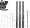 Z-Profil Zaunpfosten 230 cm feuerverzinkt 20x Zaunpfähle Produktbild-Vorschau 1