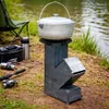 Raketenofen Rocket Stove Holzofen Camping Outdoor Kocher Produktbild-Vorschau 1